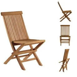 Salon De Jardin En Bois De Teck – 1 Table Ovale 240 Cm Et 8 Chaises -Jardelix Soldes Magasin salon jardin teck brut ovale 4