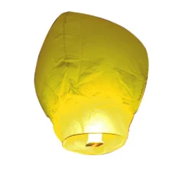 Lot 10 Lanternes Volantes Jaunes