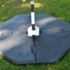 Socle Modulaire Pour Parasol En PVC Puzzle -Jardelix Soldes Magasin socle modulable parasol pvc puzzle