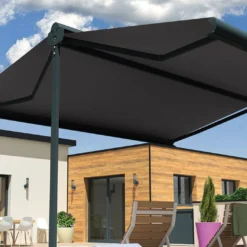 Store Banne Double Pente Avec Coffre – Enargite 6 X 6 M Manuel