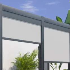 Store Brise-vue En Textilène Pour Pergola Bioclimatique