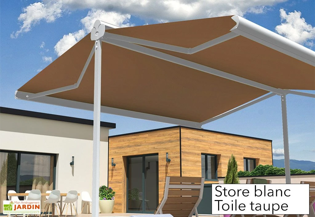 Store Banne Double Pente Avec Coffre – Enargite 4 X 6 M Manuel 6 Store Banne Double Pente Avec Coffre – Enargite 4 X 6 M Manuel – Image 4