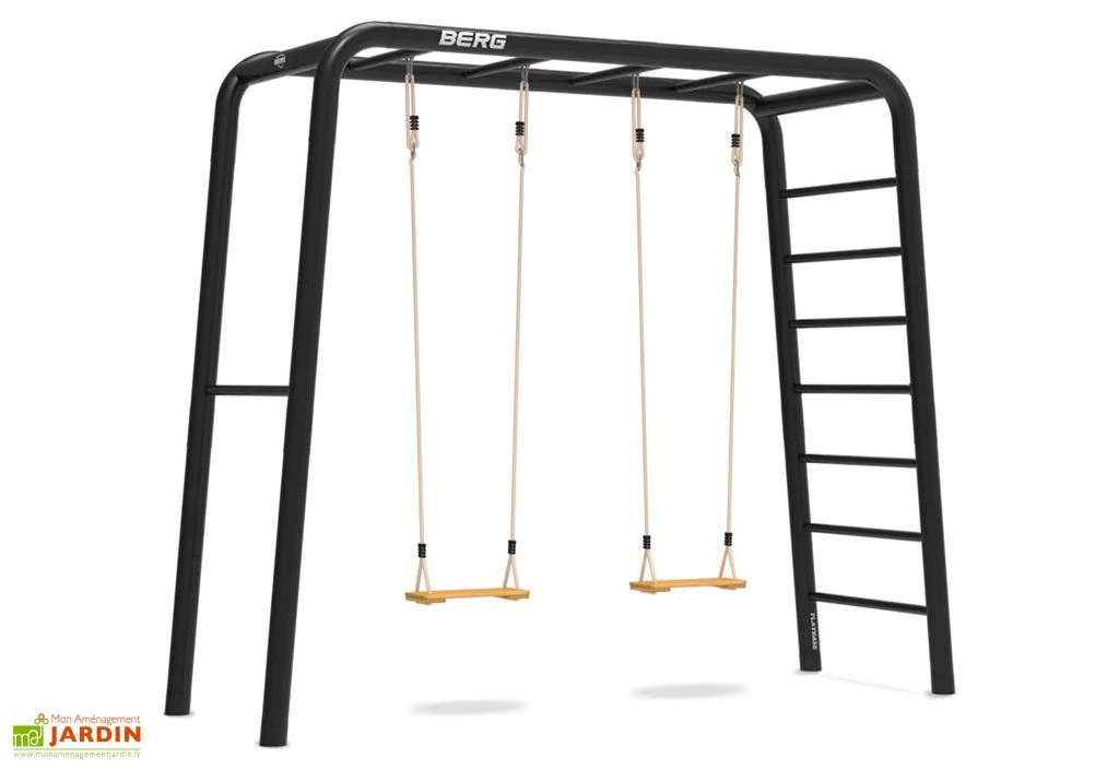 Aire De Jeux Playbase Berg Medium TL – 2 Balançoires En Bois 3 Aire De Jeux Playbase Berg Medium TL – 2 Balançoires En Bois
