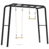 Aire De Jeux Playbase Berg Medium TT – Trapèze Et Balançoire Bois -Jardelix Soldes Magasin structure aire de jeux playbase medium tt berg trapeze balancoire