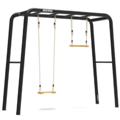 Aire De Jeux Playbase Berg Medium TT – Trapèze Et Balançoire Bois