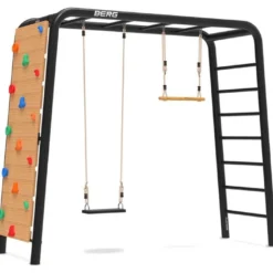 Aire De Jeux Playbase Berg Medium TL – Balançoire, Trapèze Et Escalade