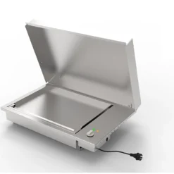 Table De Cuisson En Inox Avec Plancha électrique + Plaque à Induction Oasi 183C -Jardelix Soldes Magasin table de cuisson 400082 2 1