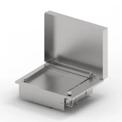 Table De Cuisson En Inox Avec Plancha + Triple Feu à Gaz Oasi 205C -Jardelix Soldes Magasin table de cuisson 400099 3