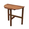 Table De Jardin Arrondie Pliante En Bois Traité – Adapt -Jardelix Soldes Magasin table de jardin pliante en bois