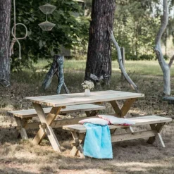 Table De Pique-nique En Bois Autoclave 177 Cm – Riga