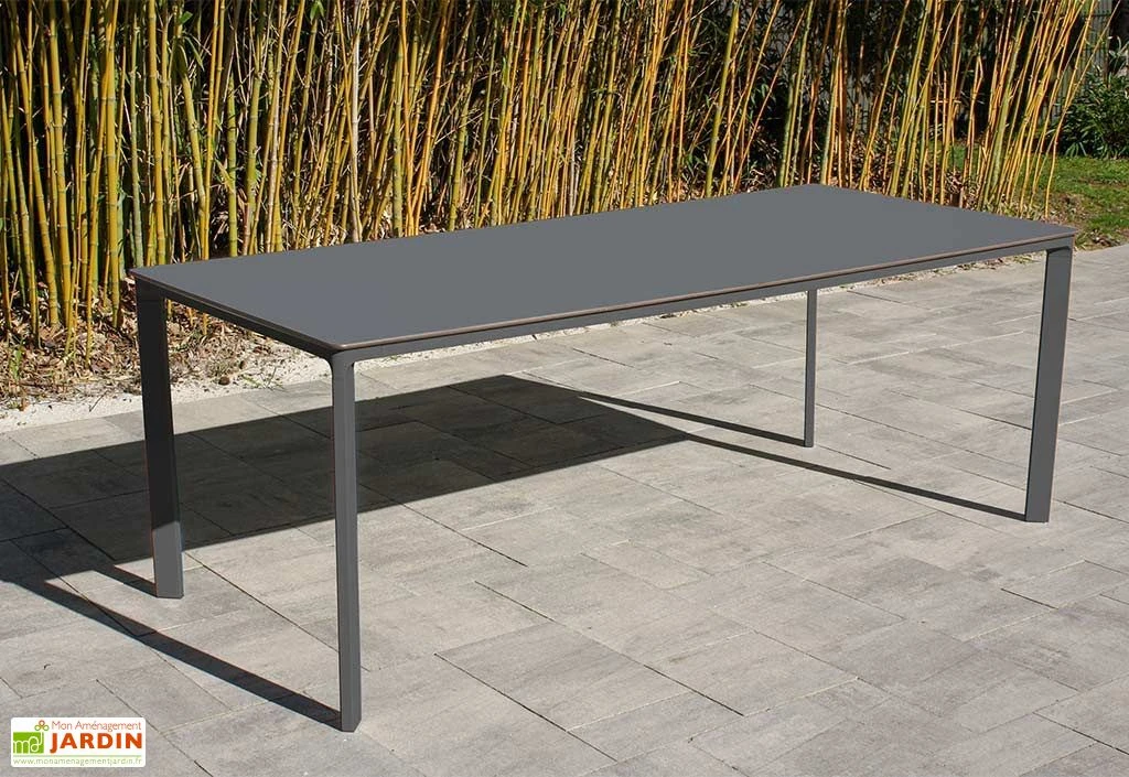 Salon De Jardin : 1 Table Aluminium 200 X 90 Cm + 8 Fauteuils – Dock 6 Salon De Jardin : 1 Table Aluminium 200 X 90 Cm + 8 Fauteuils – Dock – Image 4