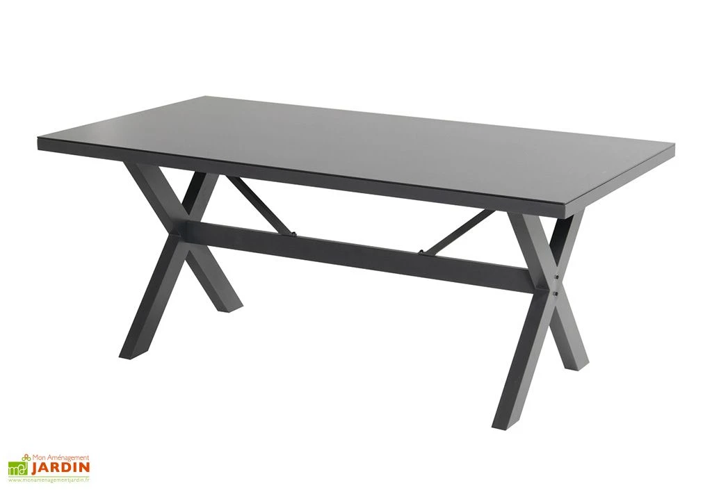 Ensemble Repas De Jardin 4 Personnes En Aluminium Et Résine Anthracite 4 Ensemble Repas De Jardin 4 Personnes En Aluminium Et Résine Anthracite – Image 2