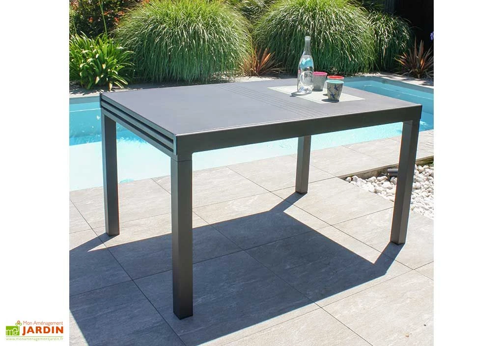 Table De Jardin Extensible En Aluminium Gaston – 135/270 Cm 4 Table De Jardin Extensible En Aluminium Gaston – 135/270 Cm – Image 2