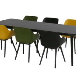 Table De Jardin En Aluminium Et HPL Sophie Studio 100 X 240 Cm -Jardelix Soldes Magasin table jardin aluminium hpl sophie studio 100x240cm 1