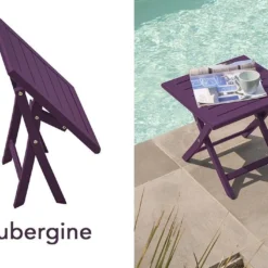 Table Basse De Jardin Pliante En Aluminium 43 Cm (pls Coloris) -Jardelix Soldes Magasin table jardin basse pliante aluminium 43cm marius 5couleurs