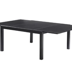 Table De Jardin Extensible WhiteStar En Aluminium Et Verre -Jardelix Soldes Magasin table jardin blackstar alu verre extensible 1