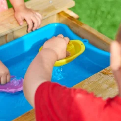 Table De Pique-nique En Bois Pour Enfant Avec Bac à Sable – Early Fun -Jardelix Soldes Magasin table jardin bois bac sable eau