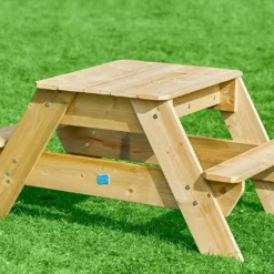 Table De Pique-nique En Bois Pour Enfant Avec Bac à Sable – Early Fun