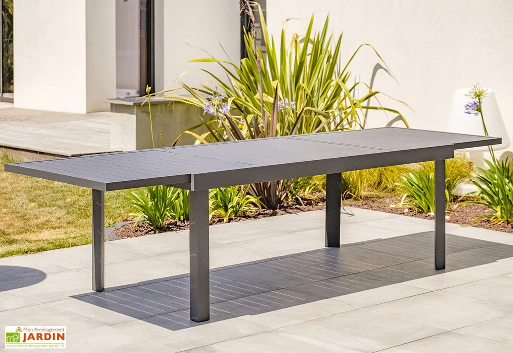 Table De Jardin Extensible En Aluminium Copenhague 200/300 Cm 3 Table De Jardin Extensible En Aluminium Copenhague 200/300 Cm