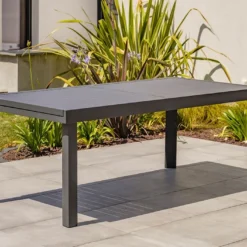 Table De Jardin Extensible En Aluminium Copenhague 200/300 Cm 8 Table De Jardin Extensible En Aluminium Copenhague 200/300 Cm -Jardelix Soldes Magasin table jardin extensible aluminium copenhague 100 200 300 cm 2