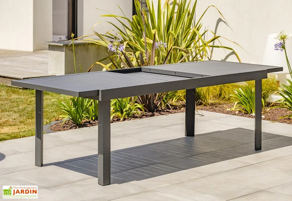 Table De Jardin Extensible En Aluminium Copenhague 200/300 Cm 4 Table De Jardin Extensible En Aluminium Copenhague 200/300 Cm – Image 2