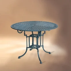 Table De Jardin Ronde Aluminium Teide-Marbella 90cm
