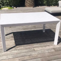 Table De Jardin Extensible En Aluminium Manuela - 100/151 Cm