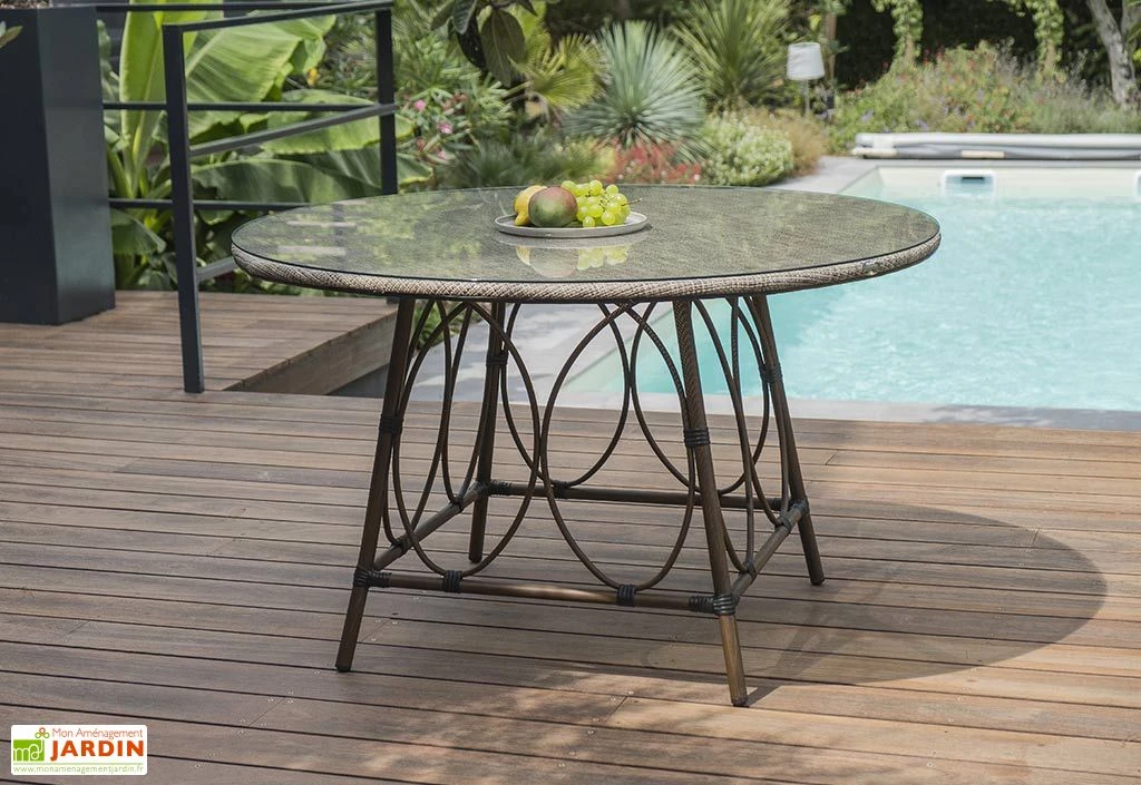 Table Ronde En Aluminium Ushuaia (125cm) 3 Table Ronde En Aluminium Ushuaia (125cm)
