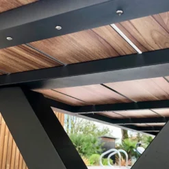 Table De Pique-Nique En Aluminium Vancouver 174 X 210 Cm -Jardelix Soldes Magasin table pique nique aluminium imitation bois 210cm 2bancs vancouver 4