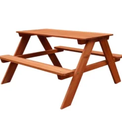 Sunny Table De Pique-Nique En Bois De Hemlock Dave 89 X 89 Cm