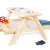 Pinolino Table De Pique-nique En Bois Pour Enfant – Nicky Maxi -Jardelix Soldes Magasin table pique nique enfant bois massif pinolino