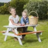 Table De Pique-Nique Pour Enfants En Bois Picnic -Jardelix Soldes Magasin table pique nique enfant brut trigano picnic 2