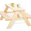 Pinolino Table De Pique-Nique Pour Enfants En Bois (Naturelle) 2 Pinolino Table De Pique-Nique Pour Enfants En Bois (Naturelle) -Jardelix Soldes Magasin table pique nique enfant jardin 201016