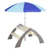 Axi Table De Pique-Nique Kylo En Bois Écologique Et Parasol Inclus 2 Axi Table De Pique-Nique Kylo En Bois Écologique Et Parasol Inclus -Jardelix Soldes Magasin table pique nique kylo avec parasol