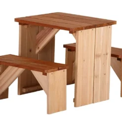 Axi Table De Pique-Nique Avec Bancs (45x80x45cm)