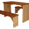 Axi Table De Pique-Nique Avec Bancs (70x80x45cm) -Jardelix Soldes Magasin table pique nique zidzed xxl
