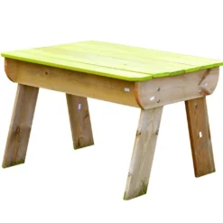 Table Sable Et Eau En Bois Non Traité – 60 X 79 X 52 Cm