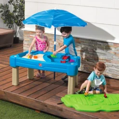 Step2 Table Sable Et Eau Avec Parasol Cascade 41 X 71 Cm 9 Step2 Table Sable Et Eau Avec Parasol Cascade 41 X 71 Cm -Jardelix Soldes Magasin table sable eau parasol cascade 41x71cm 4