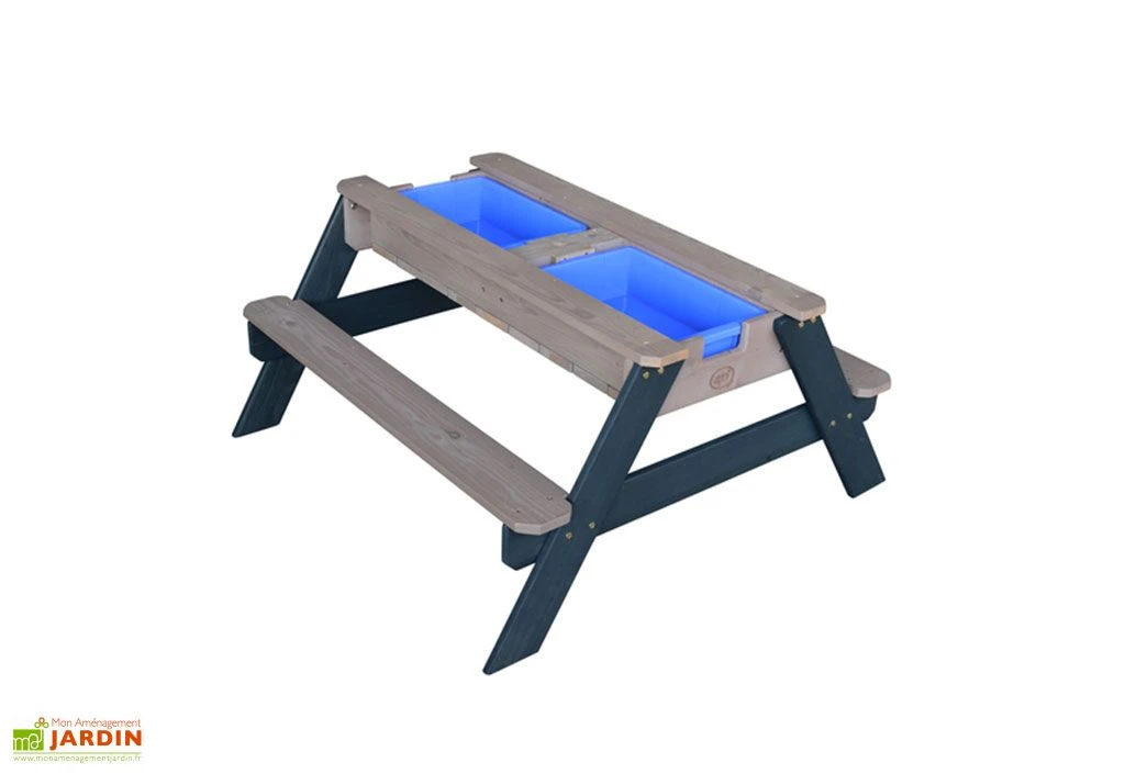 Axi Table Sable Et Eau / Pique-Nique En Bois De Hemlock Nick 80 X 90 Cm 4 Axi Table Sable Et Eau / Pique-Nique En Bois De Hemlock Nick 80 X 90 Cm – Image 2