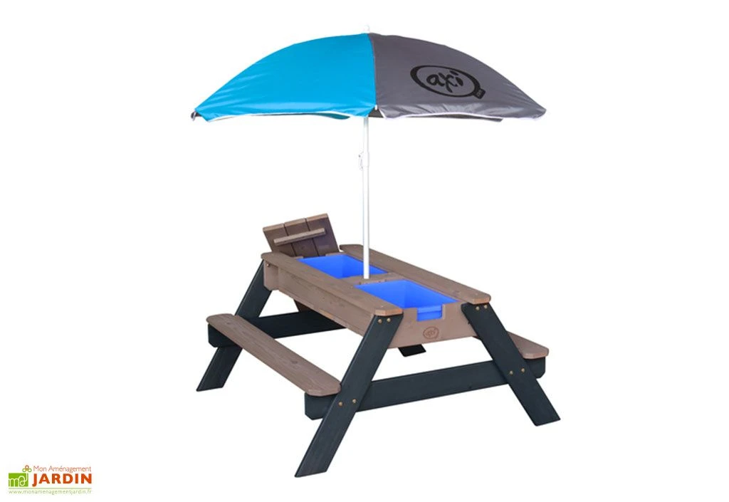 Axi Table Sable Et Eau / Pique-Nique En Bois De Hemlock Nick 80 X 90 Cm 3 Axi Table Sable Et Eau / Pique-Nique En Bois De Hemlock Nick 80 X 90 Cm