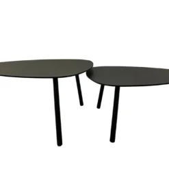 Tables Basses Gigognes Design Moderne - 74 X 40 Cm Et 49 X 35 Cm -Jardelix Soldes Magasin tables basses modernes
