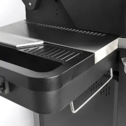 Barbecue Au Gaz En Inox Byron 5T – 180 X 61 X 117 Cm -Jardelix Soldes Magasin tablette barbecue gaz inox byron 5t