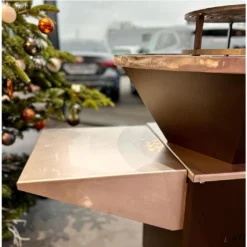 Tablette En Acier Pour Brasero « Classique » Et Brasero « Tourne-broche »