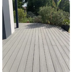 Lames De Terrasse En Composite Alvéolaires Et Réversibles 15 M² -Jardelix Soldes Magasin terrasse composite effet bois