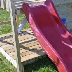 Aire De Jeux En Bois Non Traité Avec Portique Balançoire Et Toboggan Panda 8 Aire De Jeux En Bois Non Traité Avec Portique Balançoire Et Toboggan Panda -Jardelix Soldes Magasin toboggan plastique aire jeux bois