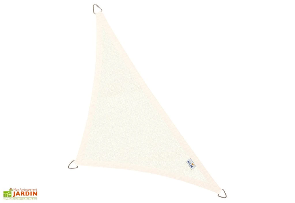 Nesling Voile D’ombrage Triangulaire En Polyéthylène Coolfit – 5 X 7,1 M 4 Nesling Voile D’ombrage Triangulaire En Polyéthylène Coolfit – 5 X 7,1 M – Image 2