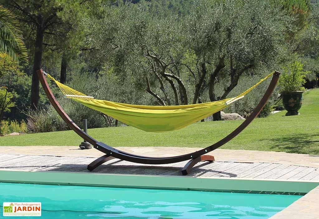 Toile De Hamac En Coton Avec Barres D’écartement 135 X 200 Cm - Merida 4 Toile De Hamac En Coton Avec Barres D’écartement 135 X 200 Cm - Merida – Image 2