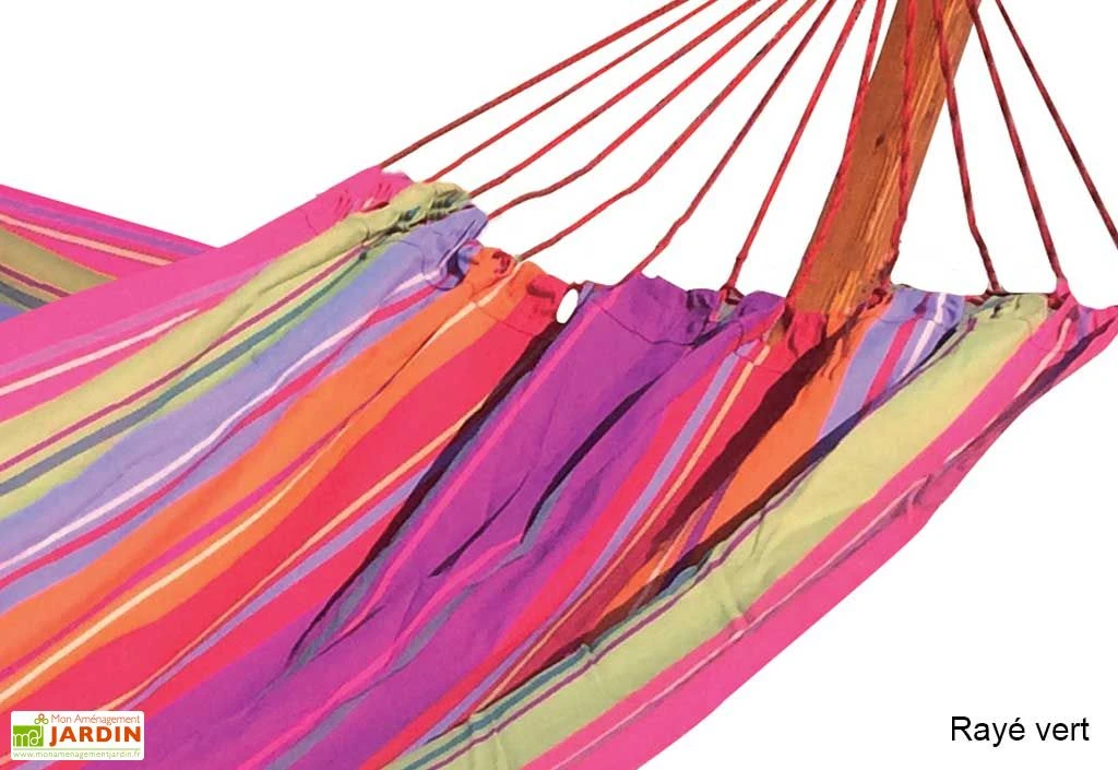 Toile De Hamac Double En Coton 150 X 220 Cm - Belize 6 Toile De Hamac Double En Coton 150 X 220 Cm - Belize – Image 4