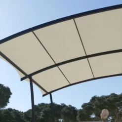 Toile D’ombrage En Polyester écru Pour Pergola Kyoto