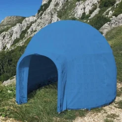 Toile PVC Pour Igloo Tinygloo – Printemps été -Jardelix Soldes Magasin toile pvc ete tinygloo bleu
